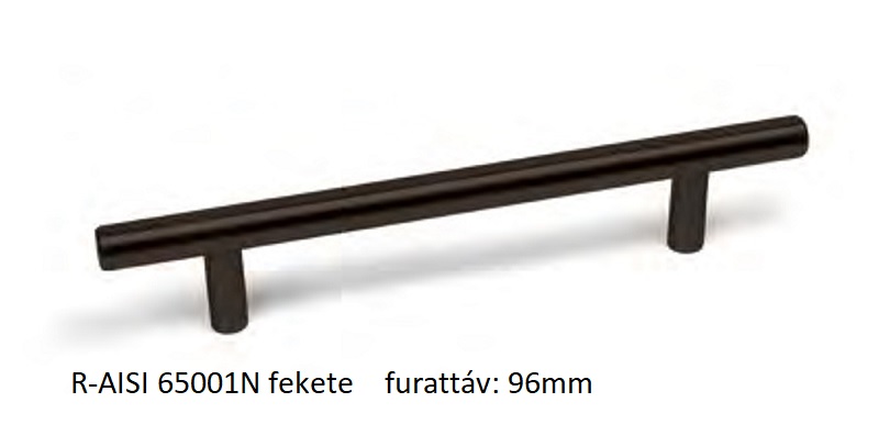 R-AISI fekete rúdfogantyú több méretben